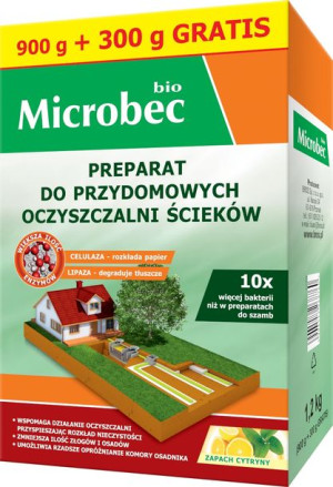 Microbec Bio Aktywator 10x więcej Bakterii 1,2 kg