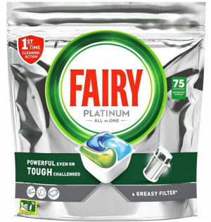 Fairy Platinum All in-1 Tabletki do Zmywarki 75szt