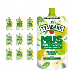 Tymbark MUS Gruszka Jabłko Banan 10 x 200g