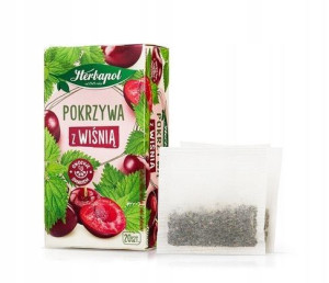 Herbata Herbapol Zielnik Polski Pokrzywa Wiśn Ex20