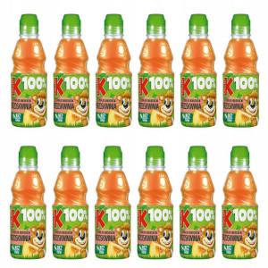 Kubuś Sok 100% Brzoskwinia Jab March 300ml x12 szt