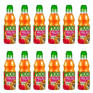 Kubuś Sok 100% Malina Marchew Jabłko 300ml x12 szt