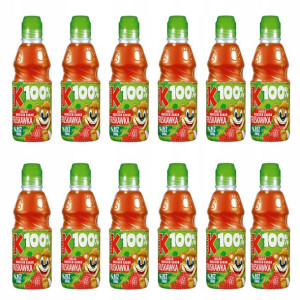 Kubuś Sok 100% Truskawka March Banan 300ml x12szt