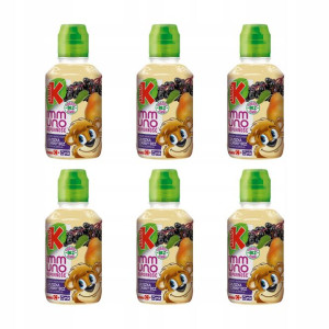 Kubuś Immuno Czarny Bez Gruszka witamina C 6x200ml