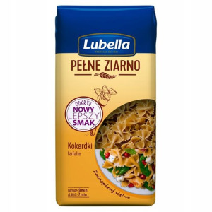 Lubella Makaron Pełne Ziarno Kokardki Farfale 400g