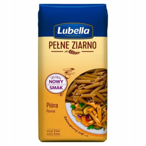 Lubella Makaron Pełne Ziarno Pióra Penne 400g