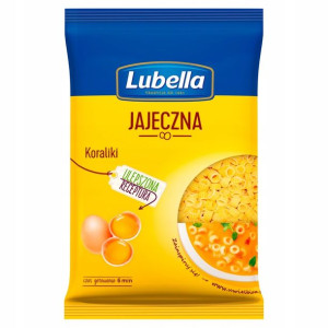 Lubella Jajeczna Makaron Jajeczny Koraliki 250g