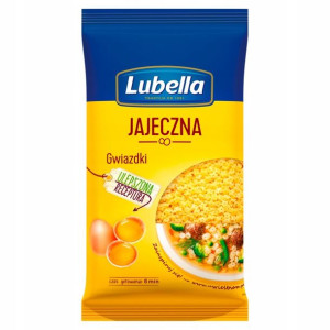 Lubella Jajeczna Makaron Gwiazdki Pszenny 250g