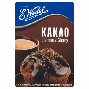 Kakao Ciemne z Ghany 80g Wedel
