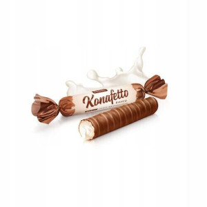 Cukierki Konafetto Bianco Rurki w Czek Roshen 1kg