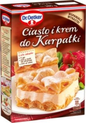 Ciasto i Krem do Karpatki 380g Dr.Oetker
