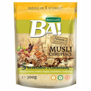 Musli Chrupiące 5 Orzechów 300g Bakalland