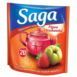 Herbata Saga Owocowa Pigwa Truskawka Ex20