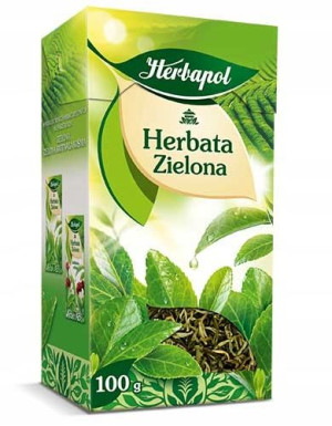 Herbata Herbapol Zielona Liściasta 80g