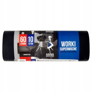 Worki Na Śmieci Supermocne LDPE 10szt x 60L
