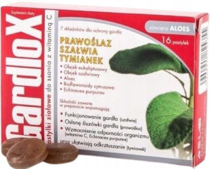 GARDLOX ziołowe tabletki do ssania 16 pastylek