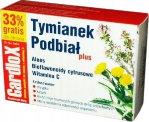 Tymianek i Podbiał plus 16+8 pastylek gratis S-Lab