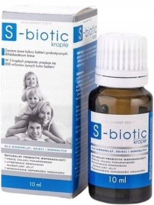 S-biotic krople dla niemowląt, dzieci i dorosłych