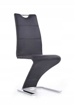 Krzesło Tapicerowane K291 Eco Skóra Czarny