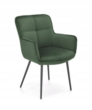 Krzesło Wypoczynkowe K468 Tkanina Velvet Zielony