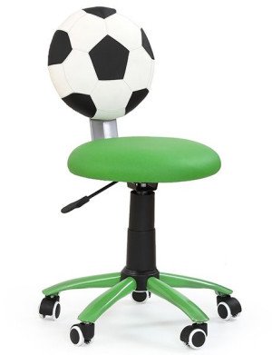 Fotel Obrotowy Gol Eco Skóra Zielony