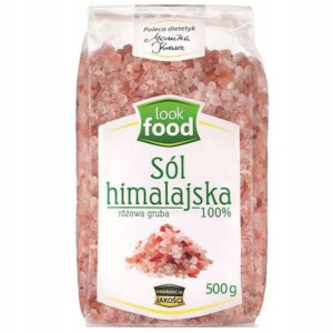 Sól Himalajska Różowa Gruba 500g