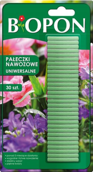 BIOPON Pałeczki nawozowe uniwersalne 30szt