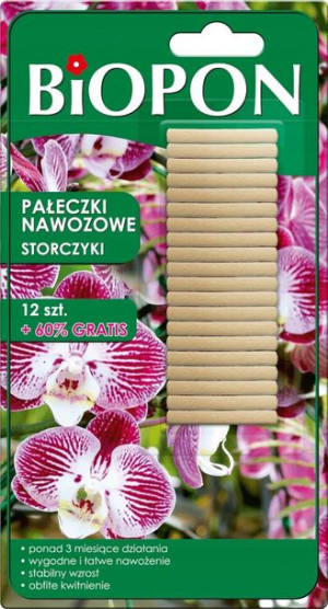 BIOPON Pałeczki nawozowe do storczyków