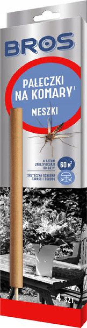 BROS Pałeczki na komary meszki 4szt