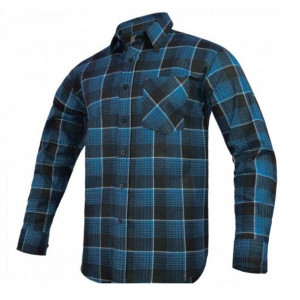 Koszula flanelowa MODAR BLUE Robocza w kratę r. 40