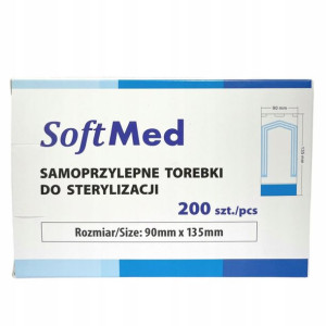 Torebki do sterylizacji narzędzi 90x135mm 200szt