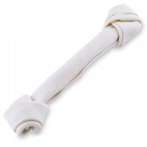 Kość wiązana biała dla psa 21cm Gryzak MACED