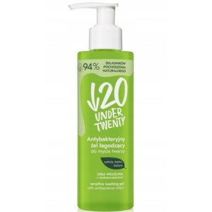 UNDER TWENTY Żel antybakteryjny do twarzy 190ml