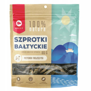 Szprotka Bałtycka 85g 100% Natura Dla Psa Maced
