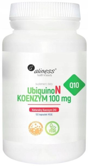 Aliness KOENZYM Q10 NATURALNY 100mg 100kap