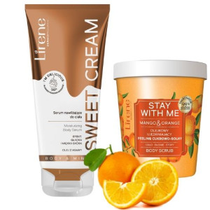 Zestaw kosmetyków Peeling i Balsam Pomarańcza Krem