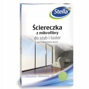 Ściereczka Ścierka z mikrofibry do szyb luster