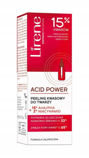 Lirene Acid Power Peeling kwasowy do twarzy 30ml