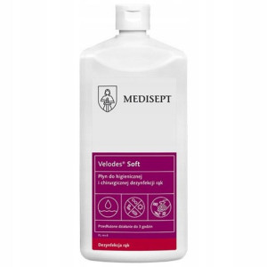 VELODES SOFT Płyn do dezynfekcji rąk skóry 500ml