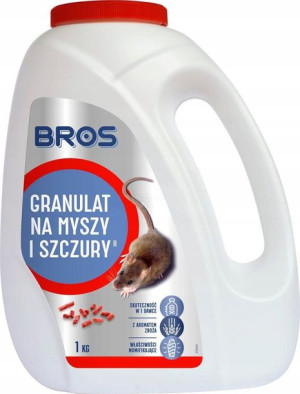 BROS Granulat trutka na myszy szczury 1kg