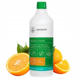 MEDICLEAN 110 PŁYN DO MYCIA PODŁÓG Pomarańcza 1L
