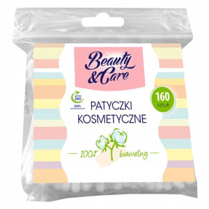Beauty & Care PATYCZKI KOSMETYCZNE BIO 160szt