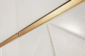 Listwa Ścienna Glass Gold 59,8x2,3 Tubądzin_SZT