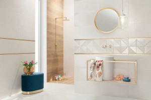 Listwa Ścienna Gold Glossy 59,8x2,3 Tubądzin_SZT