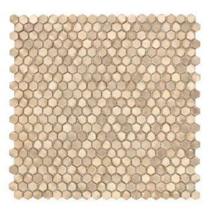 Mozaika Allumi Gold Hexagon 14 30x30 Dunin_SZT