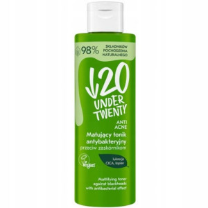 UNDER TWENTY Tonik matujący p. zaskórnikom 200ml