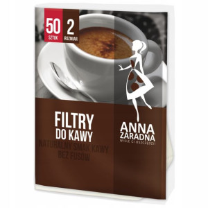 Filtry do kawy rozmiar 2 Anna Zaradna 50szt