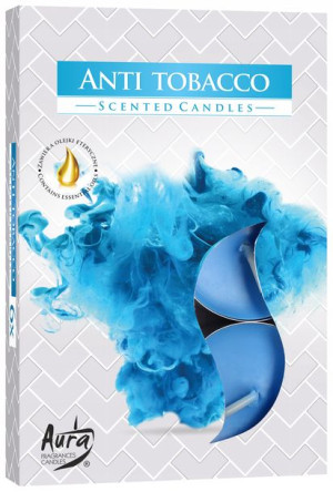 BISPOL Podgrzewacze Tealight ANTYTABAK 6 sztuk