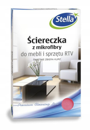 STELLA Ściereczka z mikrofibry do mebli i RTV