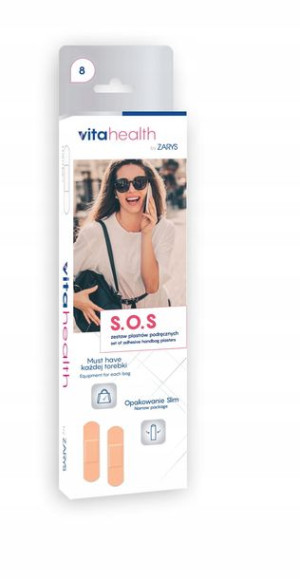 Zestaw plastrów podręcznych S.O.S. SLIM 8szt
